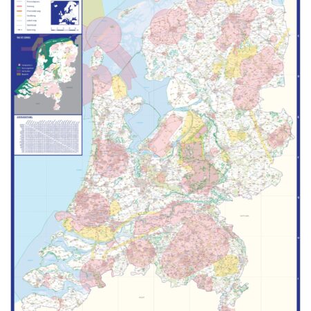 Drone no-fly zone kaart Nederland