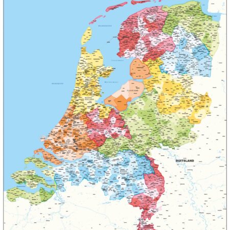 Gemeenten & woonplaatsen Nederland