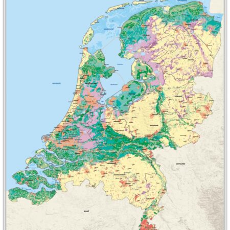 Grondsoorten kaart Nederland