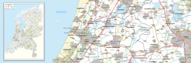 Kaarten Nederland met gemeentes - Gemeentekaarten Nederland