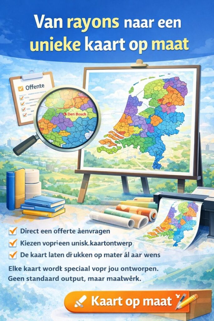 Rayon-Tool kaart op maat