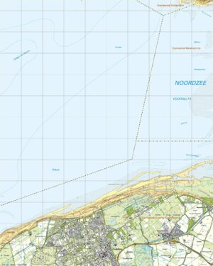 Topografische Kaart 36H Ouddorp digitaal
