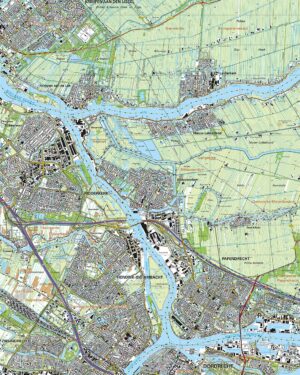 Topografische Kaart 38C Alblasserdam digitaal