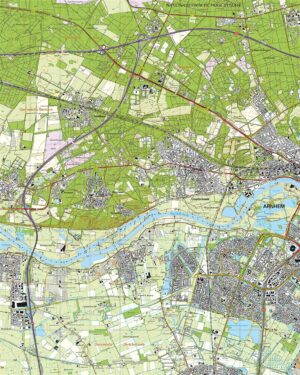 Topografische Kaart 40A Oosterbeek digitaal