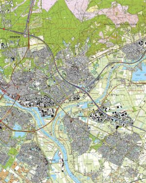 Topografische Kaart 40B Arnhem digitaal