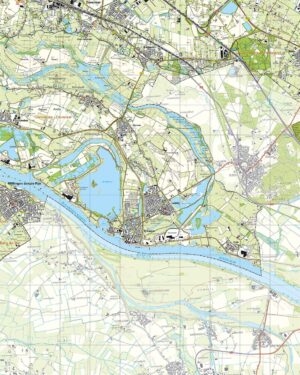 Topografische Kaart 40G Lobith digitaal