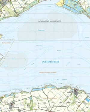 Topografische Kaart 42G Colijnsplaat digitaal