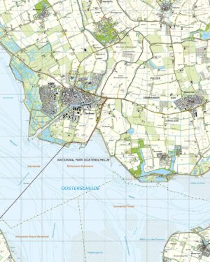 Topografische Kaart 42H Zierikzee digitaal