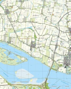 Topografische Kaart 43E Numansdorp digitaal