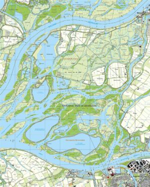 Topografische Kaart 44B Biesbosch digitaal