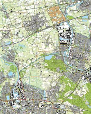 Topografische Kaart 44D Oosterhout digitaal