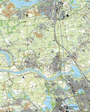 Topografische Kaart 45A Hedel digitaal