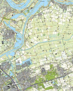 Topografische Kaart 45B Kerkdriel digitaal