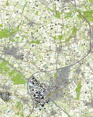 Topografische Kaart 45G Veghel digitaal