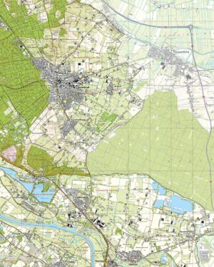 Topografische Kaart 46B Groesbeek digitaal