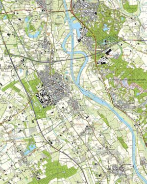 Topografische Kaart 46D Boxmeer digitaal