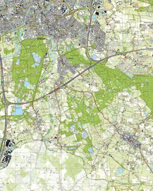 Topografische Kaart 50B Ulvenhout digitaal