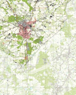 Topografische Kaart 50G Baarle-Nassau digitaal