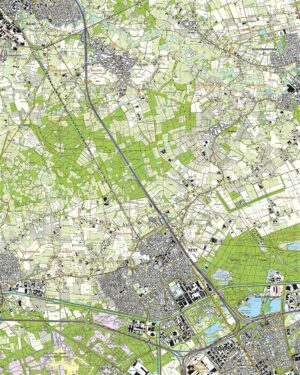 Topografische Kaart 51B Best digitaal