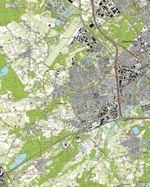 Topografische Kaart 51D Veldhoven digitaal