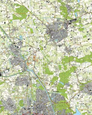 Topografische Kaart 51F Helmond digitaal