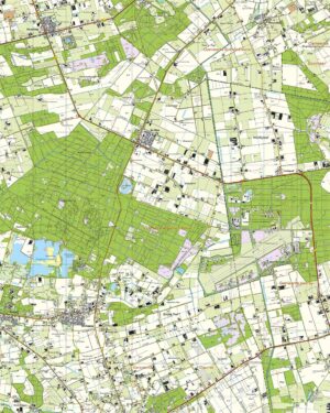 Topografische Kaart 52A Milheeze digitaal