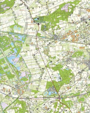 Topografische Kaart 52D Helenaveen digitaal