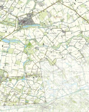 Topografische Kaart 54A Oostburg digitaal