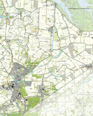 Topografische Kaart 55A Hulst digitaal