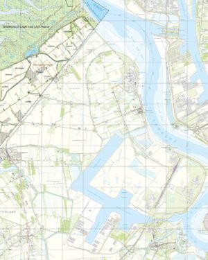 Topografische Kaart 55B Prosperpolder digitaal