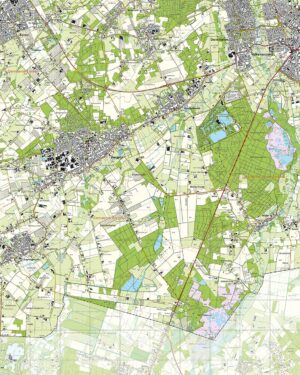 Topografische Kaart 57B Bergeijk digitaal