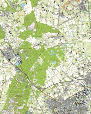 Topografische Kaart 57F Maarheze digitaal