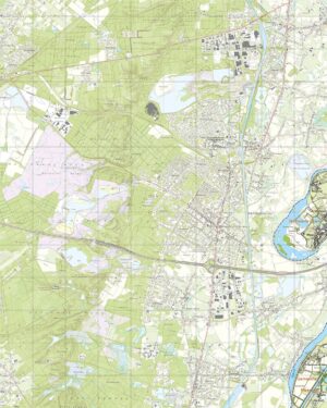 Topografische Kaart 59H Meers digitaal