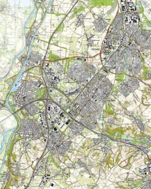 Topografische Kaart 60C Geleen digitaal