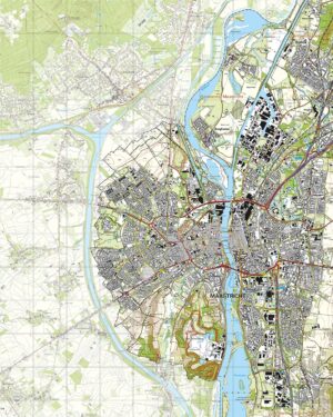 Topografische Kaart 61F Maastricht digitaal