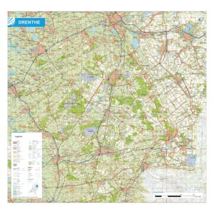 Topografische kaart Drenthe