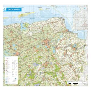 Topografische kaart Groningen