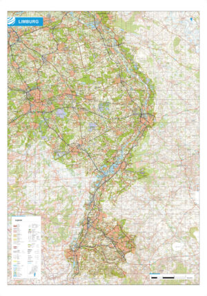 Topografische kaart Limburg