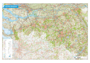 Topografische kaart Noord-Brabant