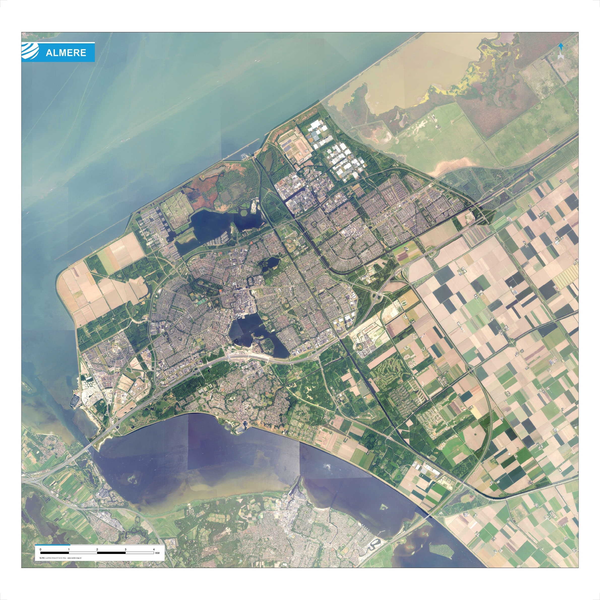 Luchtfoto Almere
