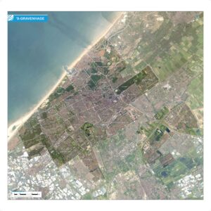 Luchtfoto 's-Gravenhage met wijken
