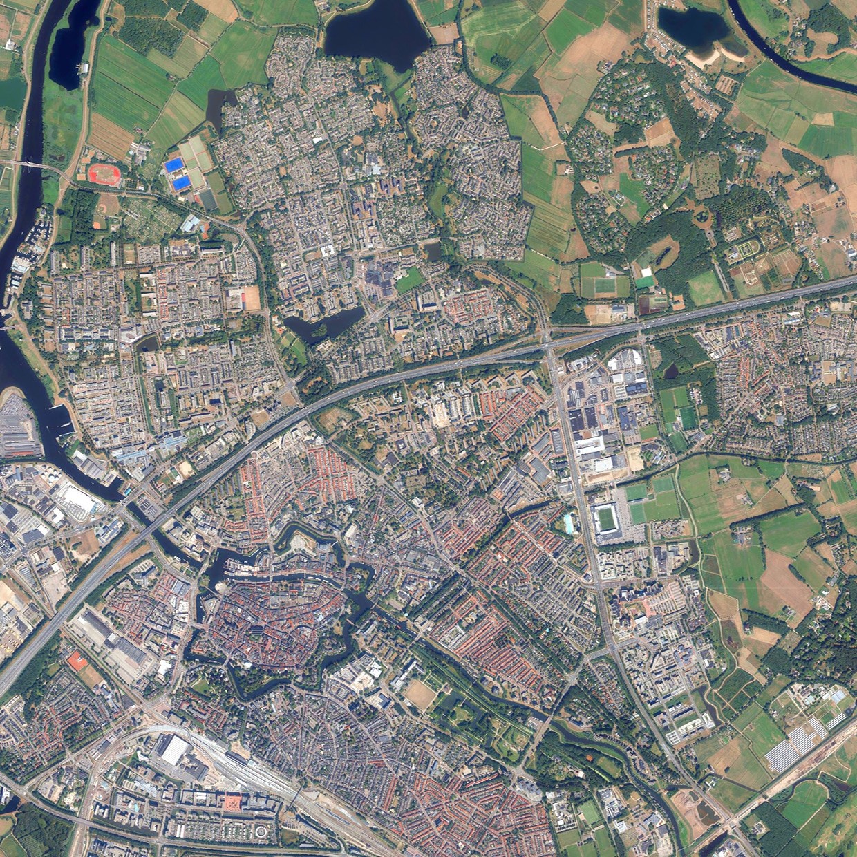 Luchtfoto Zwolle - Afbeelding 2