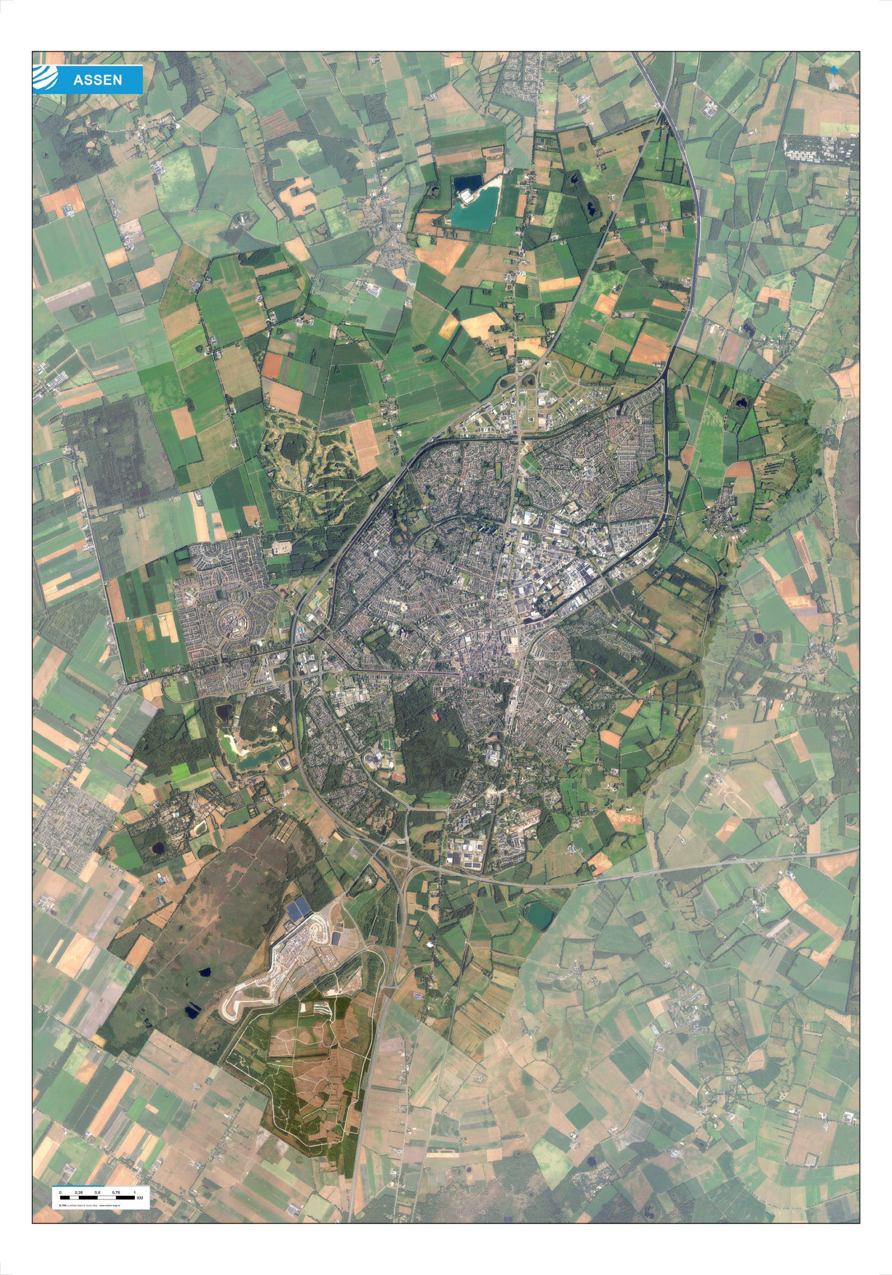 Luchtfoto Assen