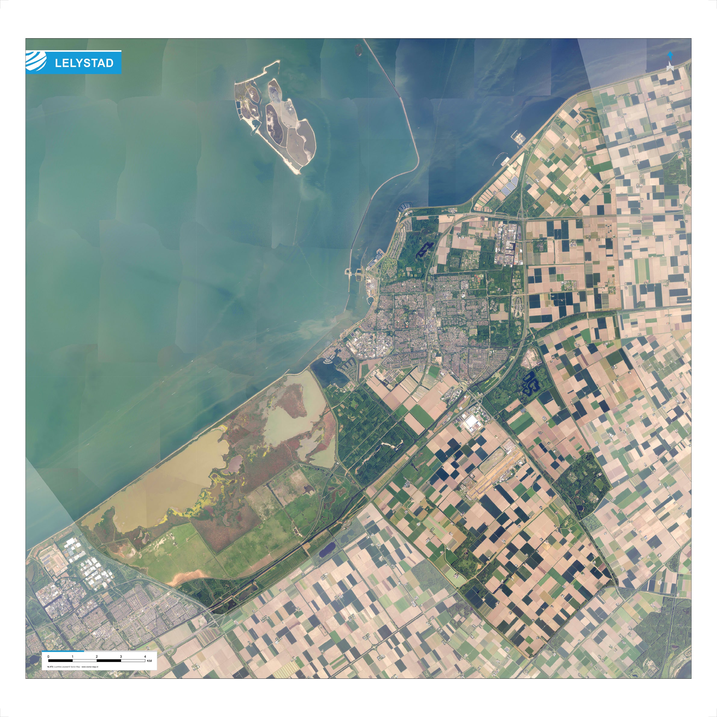 Luchtfoto Lelystad