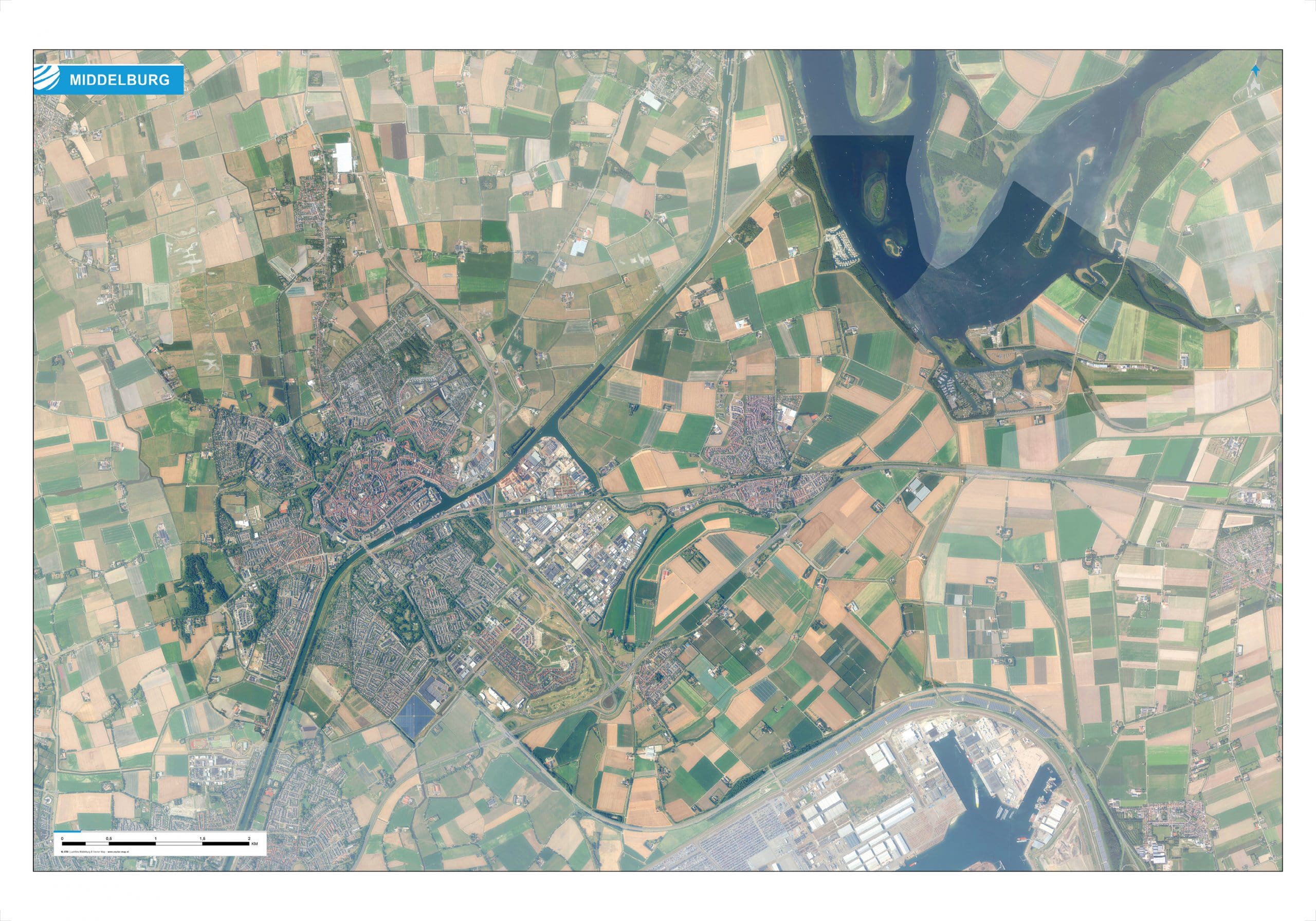 Luchtfoto Middelburg