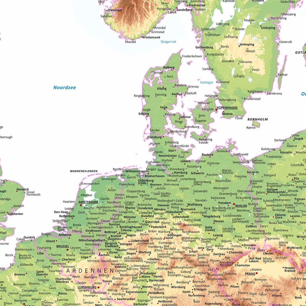 Europa natuurkundig - Afbeelding 2