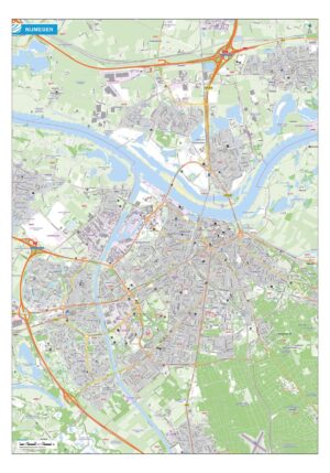 Kaart Nijmegen