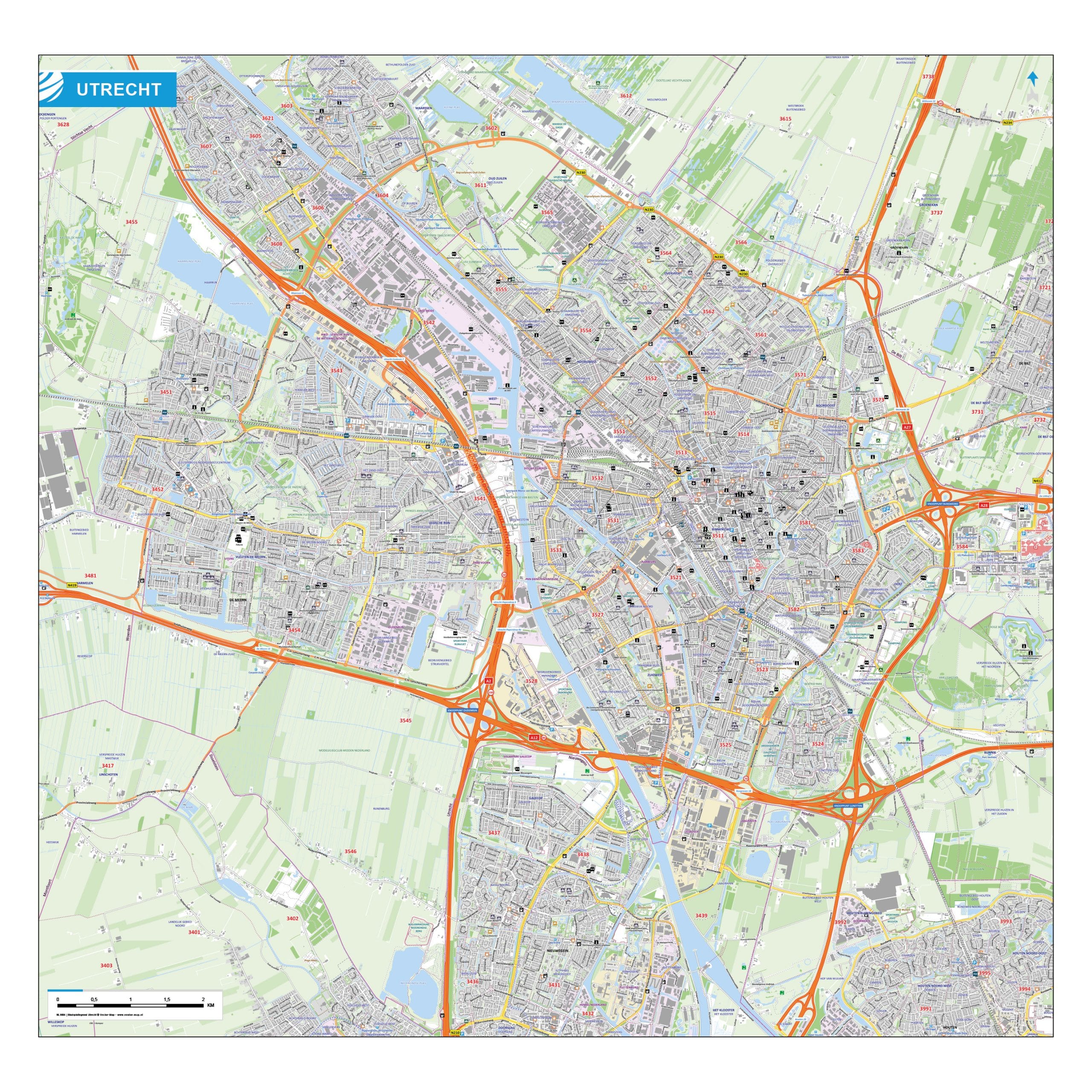 Kaart Utrecht