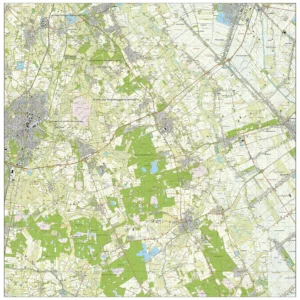 Topografische kaart Aa en Hunze