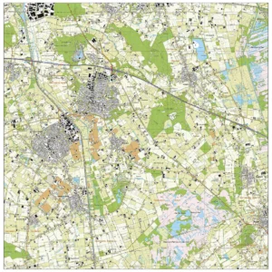 Topografische kaart Asten